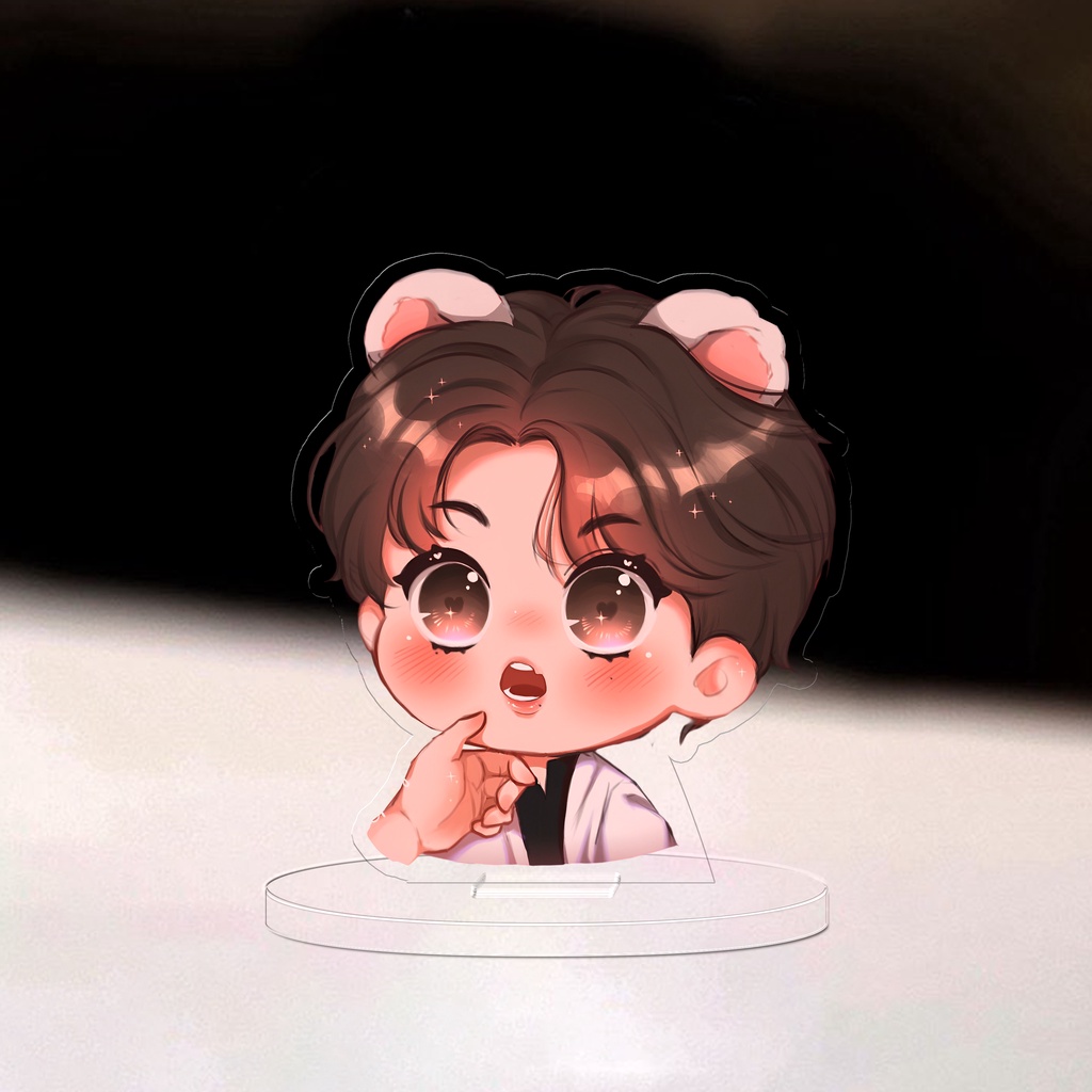 Mô hình nhân vật Standee Kook - Tae - Kpop - BTS Arttis - 2cm/5cm/10cm