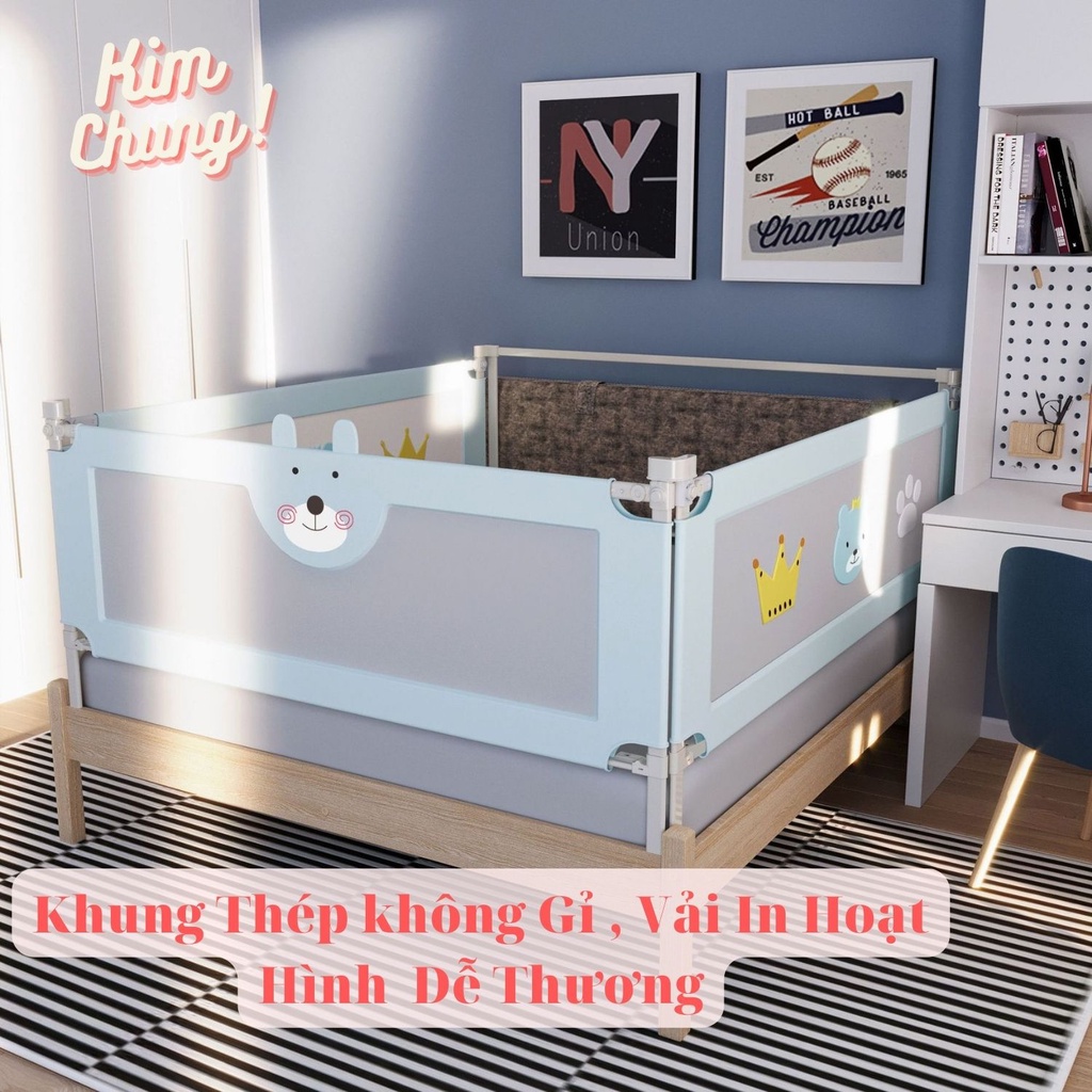 Thanh chắn giường mẫu 2022! Sale giá nhập bảo vệ an toàn cho bé! TC01
