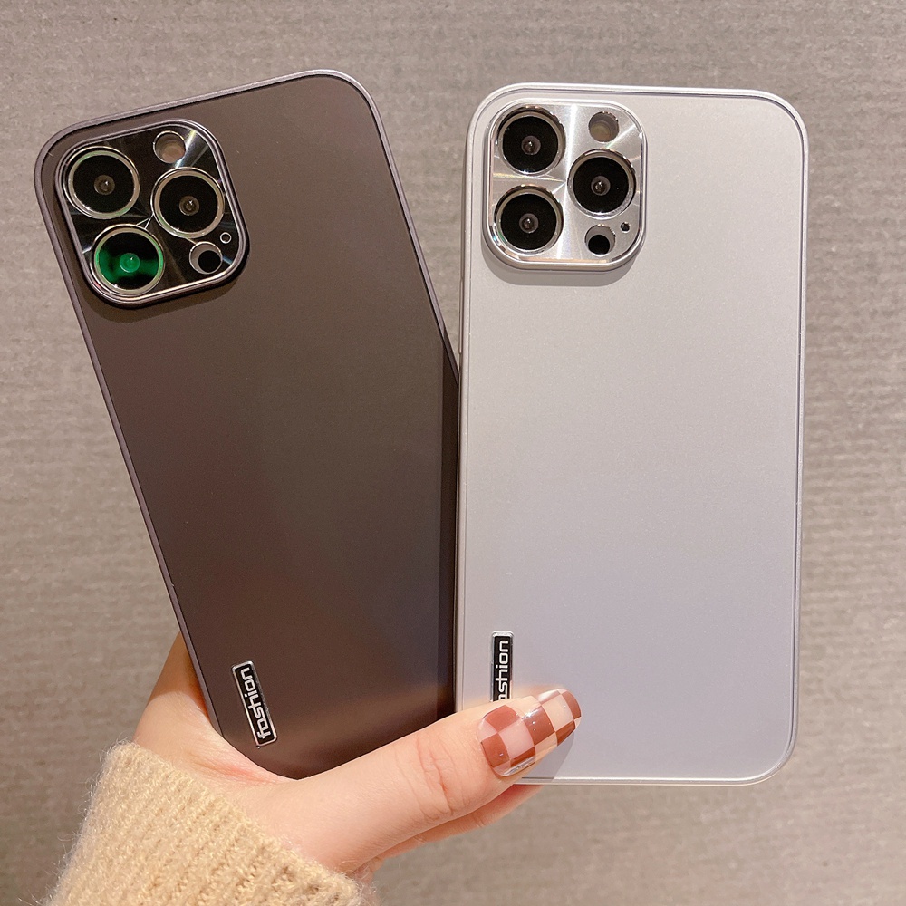 Ốp Điện Thoại Kim Loại Nhôm Siêu Mỏng Cho iPhone 7 8 Plus X Xs Max Xr 13 11 12 Pro Max