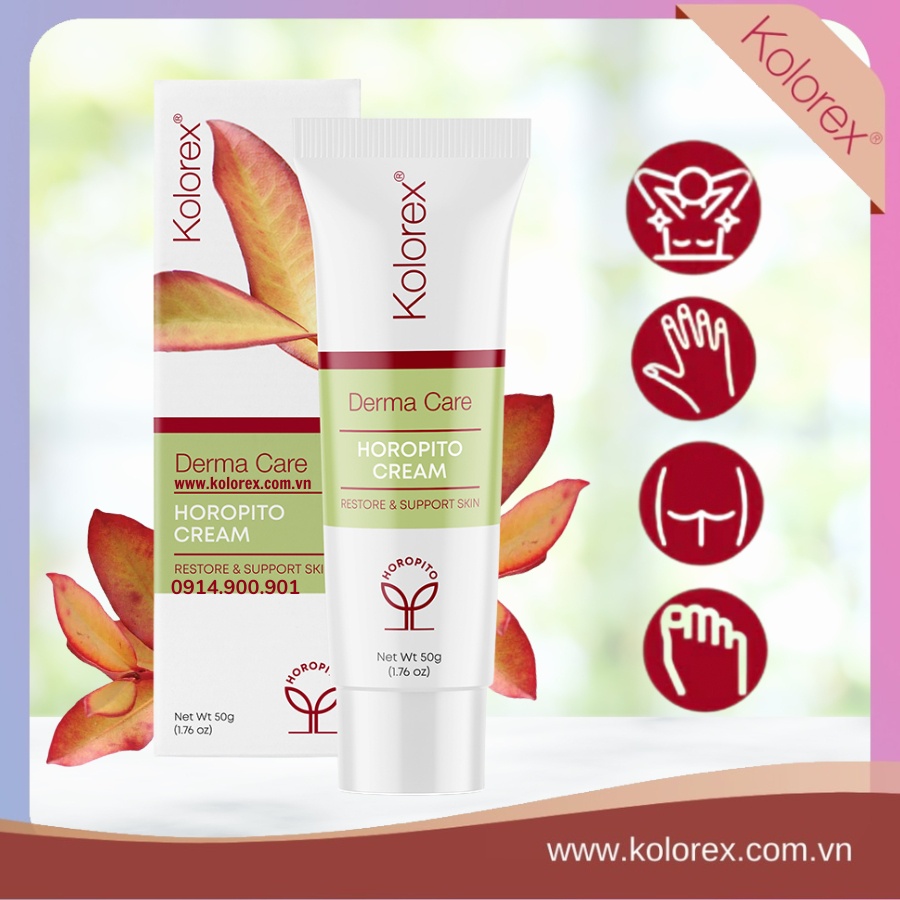 Kem Dưỡng Phục Hồi Những Vùng Da Nhạy Cảm Kolorex Derma Care Horopito Cream