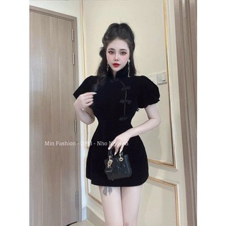 Đầm Nhung cổ tàu