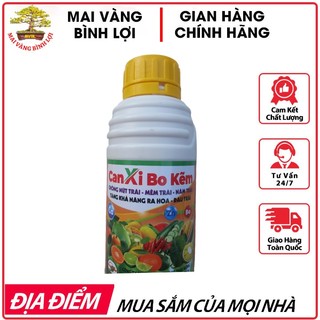 Canxi bo - kẽm chống nứt mềm trái tăng khả năng ra hoa đậu trái chai 500ml