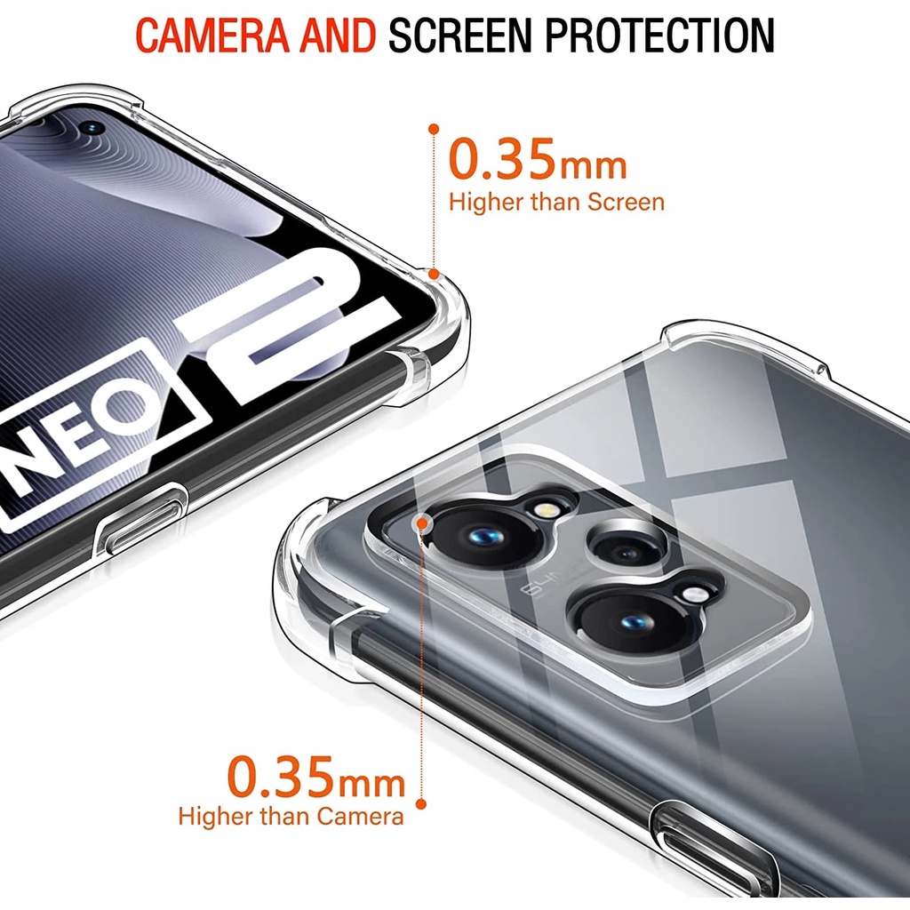 Ốp Điện Thoại Silicon TPU Mềm Trong Suốt Cho Realme GT Neo 2 3T 3 Pro 10 C33 C30S C35 C25s C25 C17 C15 C12 C11 C25Y C21Y C30 9i 5G 9 8 7 6 5 Pro 5G 8i 7i 6i 5i Narzo 50 Pro
