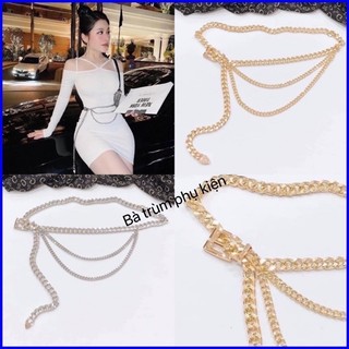 đai váy , dây lưng , gucci.phối xích 3cm