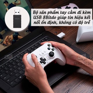 Tay cầm 8BitDo Ultimate 2.4G Wireless Controller cho Laptop, PC, Điện thoại Android