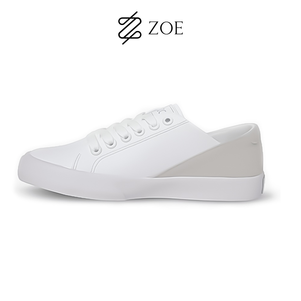 Giày Sneaker Trắng Phối Xám/White Grey Zoe SK004