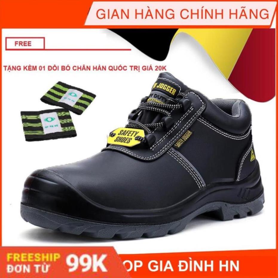 👛 Giày bảo hộ lao động cao cấp Safety Jogger S3 Bestrun tặng kèm bó chân hàn quốc [[ f