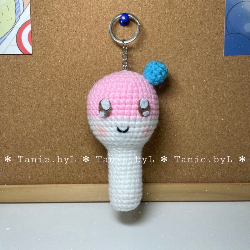 Móc Khoá Lightstick Seventeen Caratbong Len Handmade