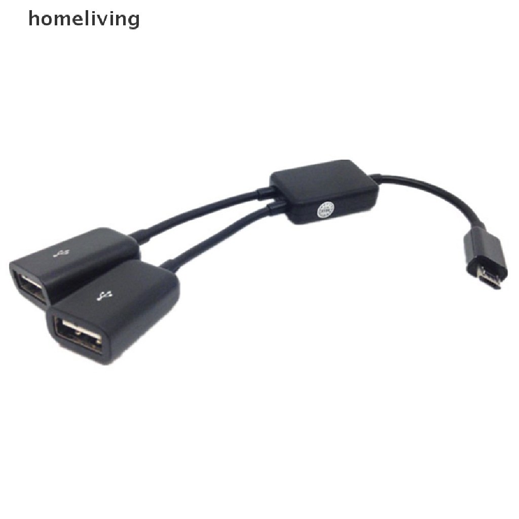 Dây Cáp Chuyển Đổi Hai Cổng Micro USB OTG Cho Máy Tính Bảng / PC / Điện Thoại Thông Minh