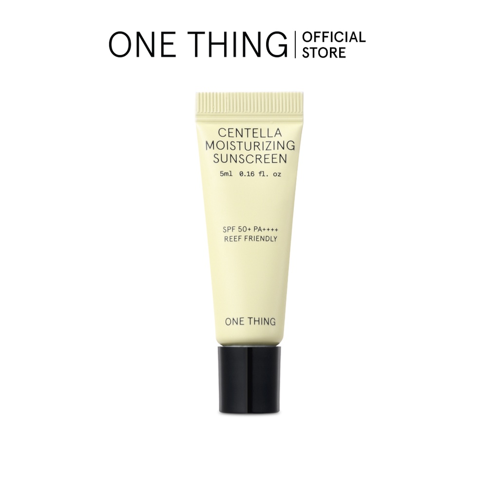 Mẫu thu nhỏ One Thing Centella Soothing Cream 5ml / Centella Moisturizing Sunscreen 5ml