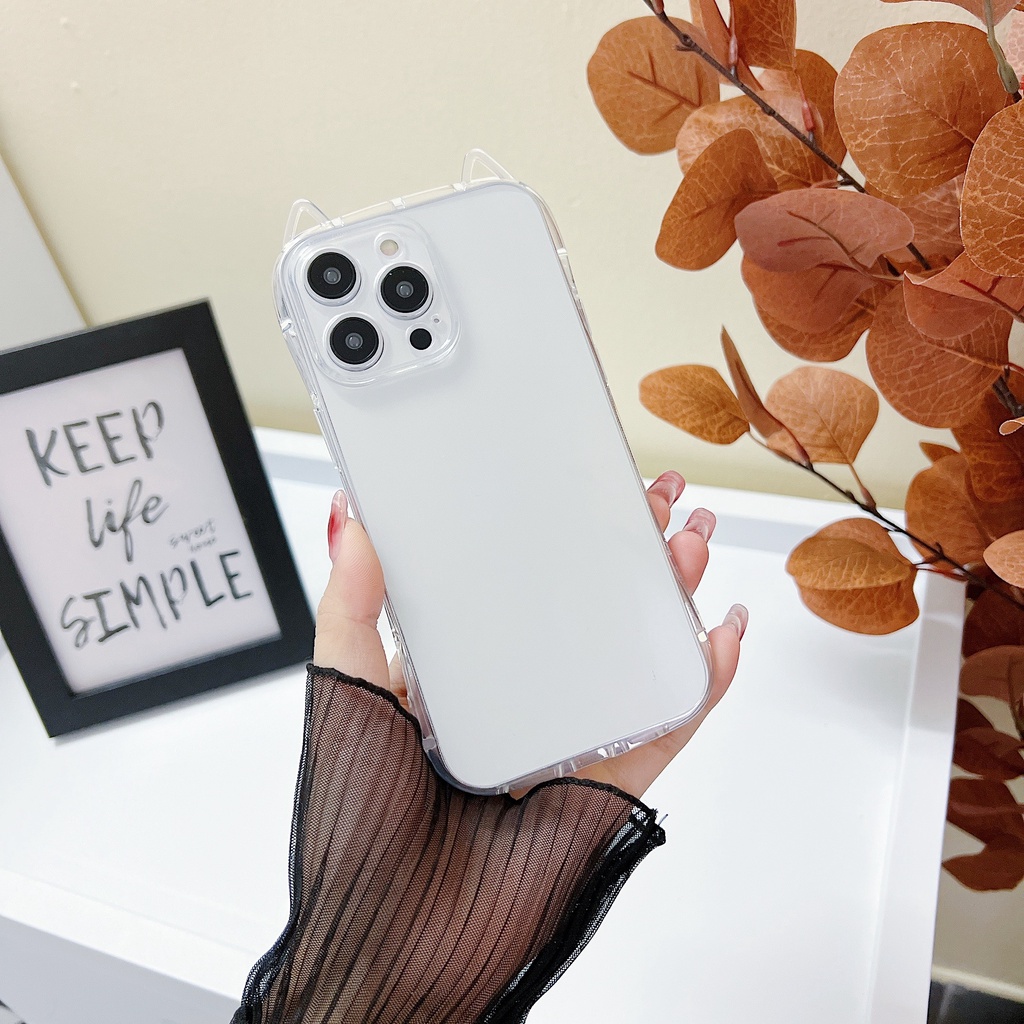 Ốp Điện Thoại Trong Suốt Chống Sốc Cho iPhone 14Promax 14Pro 14 13Promax 13Pro 13 12Promax 12 11Promax 11 XS 8 7P 8P