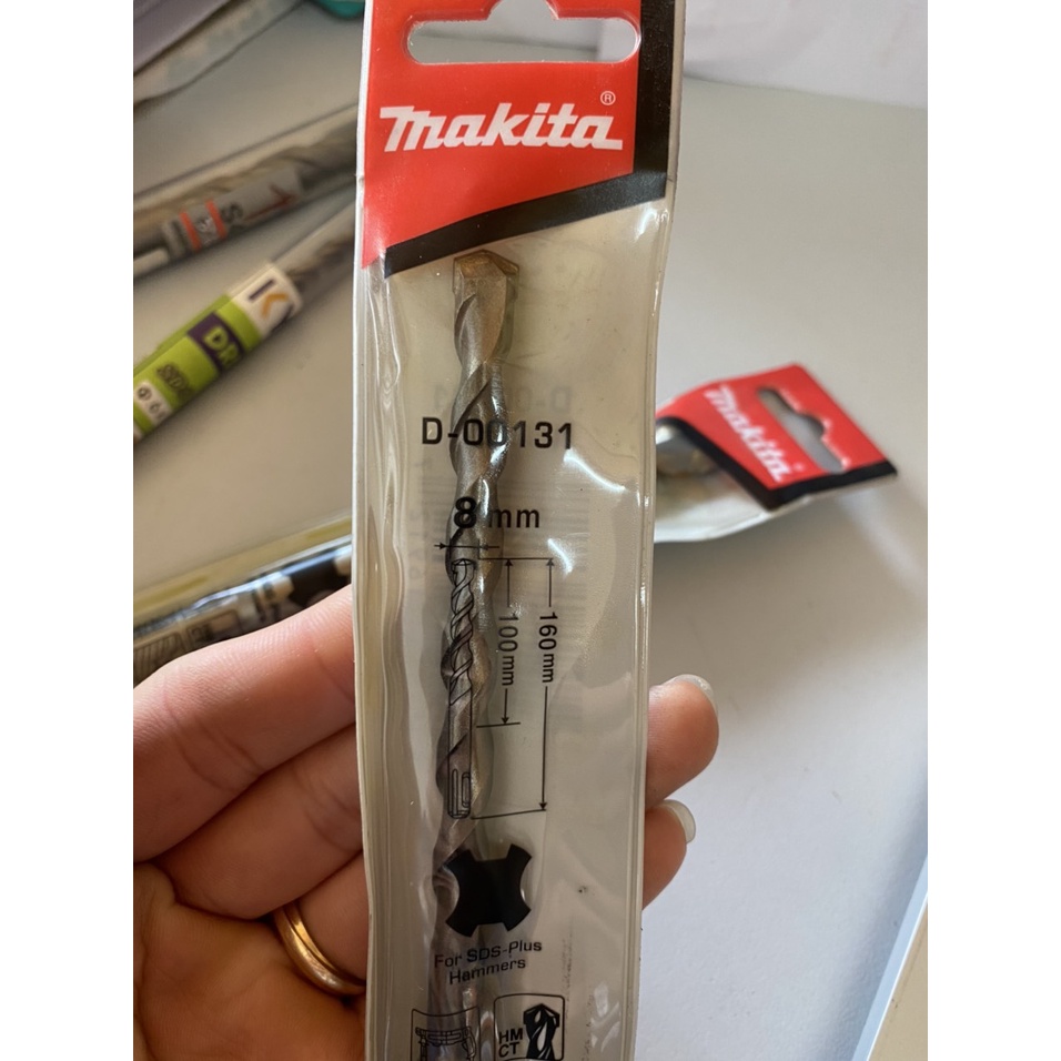 Mũi khoan bê tông Makita chuôi SDS-Plus 6,8,10,14 Chính hãng