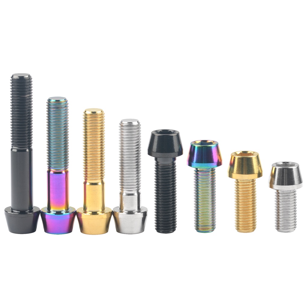 Ốc vít titan WANYIFA M10X20-100mm DIN912 tiêu chuẩn cho kẹp phanh xe mô tô