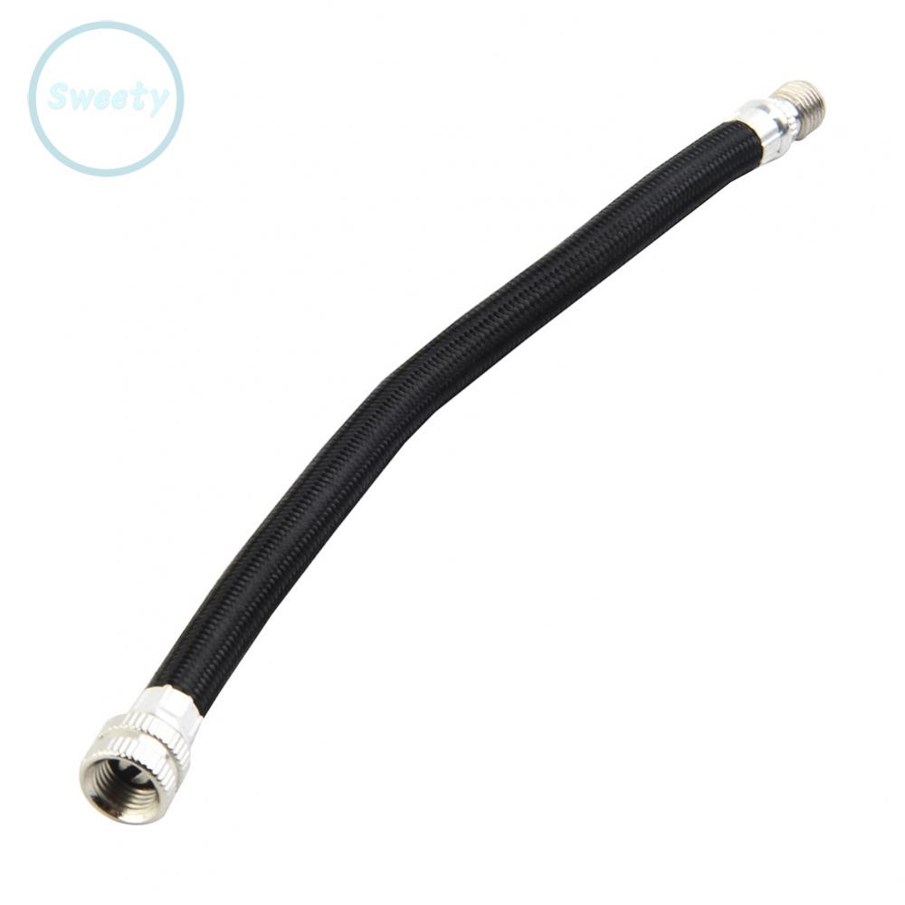 1 X Pump Extension Tube Connector Air Nozzle Hose Rubber+Copper Durable 15.5cm-