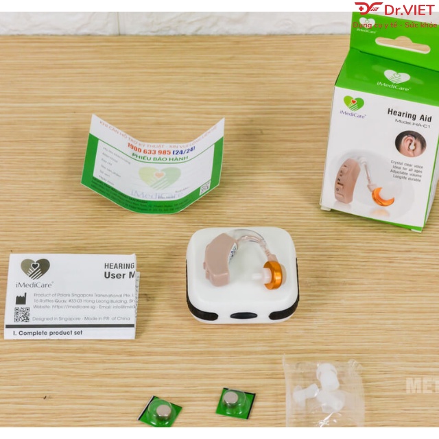 Máy trợ thính Imedicare iHA-C1    -  Giúp khuếch đại âm thanh cho người nghe kém