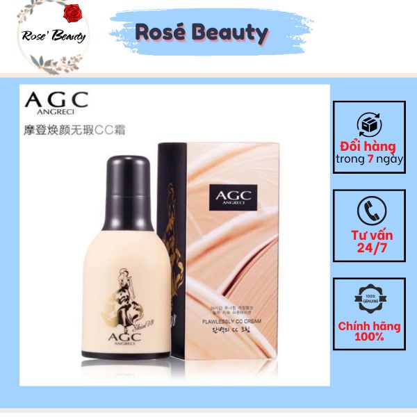 Kem nền kiềm dầu che khuyết điểm BB AGC ANGRECI 50ml, kem nền che khuyết điểm với tất cả loại da