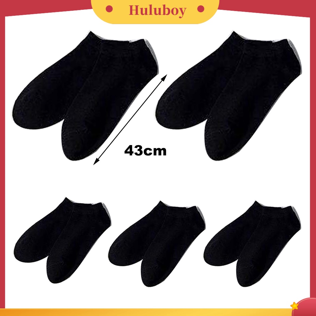 5 Pairs Socks Men and Women Short Socks Thickened