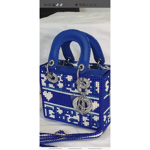 SET THÊU quai da  XANH DƯƠNG