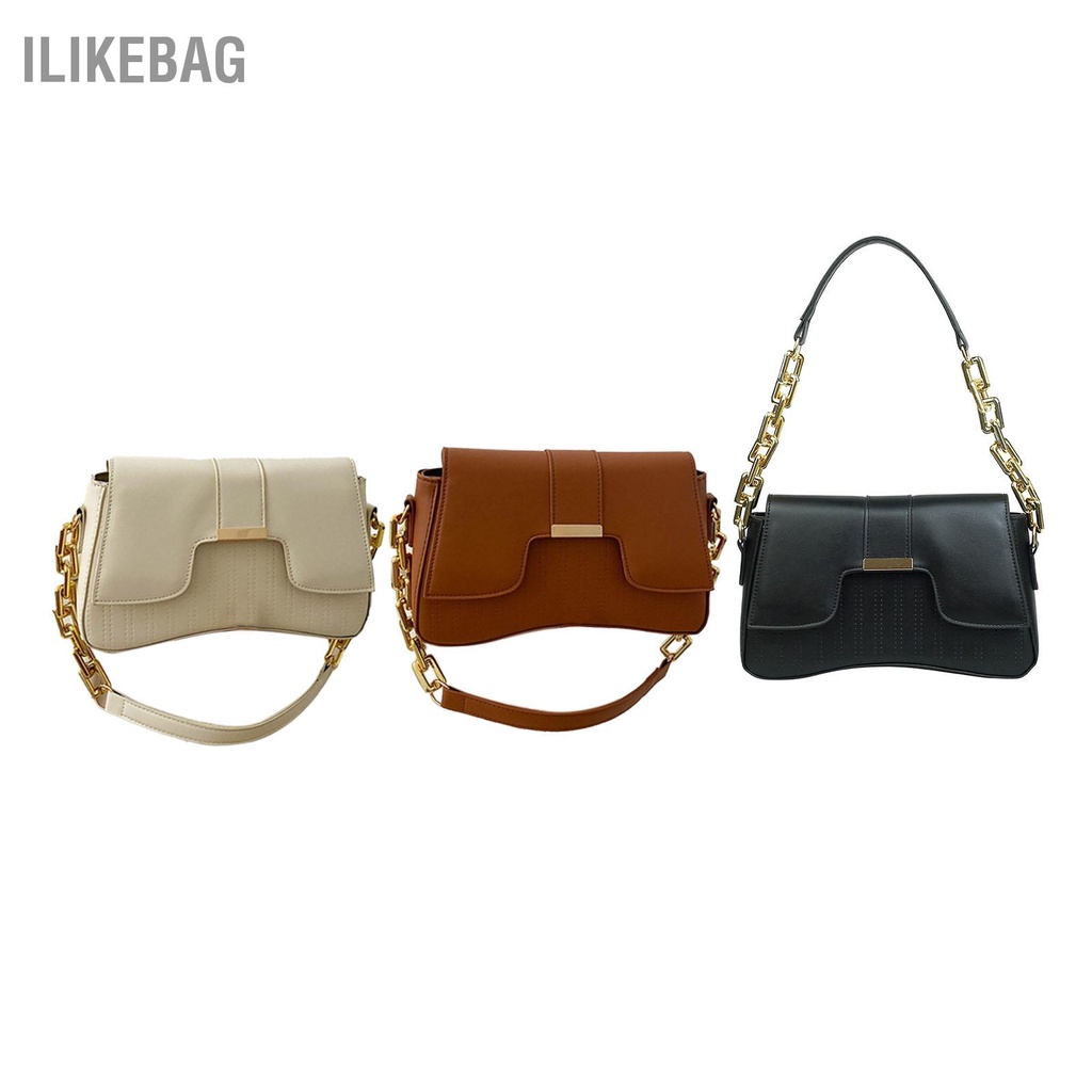 Có thể bán buôn Túi xách PU Đơn giản Công suất lớn đeo vai hình vuông nhỏ đa năng hợp thời trang để mua sắm tại nơi làm việc Ilikebag Hàng giao ngay