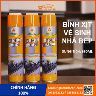 Chai Xịt Tẩy Rửa Bếp Kitchen Cleaner 650ml Giadungtienich24h - Tẩy Sạch Vết Bẩn Mùi Thơm Dễ Chịu, Xịt Tẩy Rửa Đa Năng