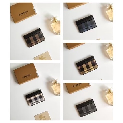 Ví Da Gập BURBERRY Đựng Thẻ Tiện Lợi Cho Nam Nữ