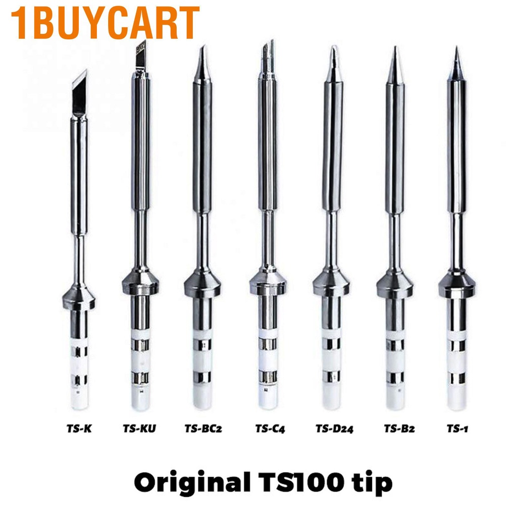 1buycart Soldering Iron Tip Stainless Steel Professional Solder Replacement for TS100 TS101