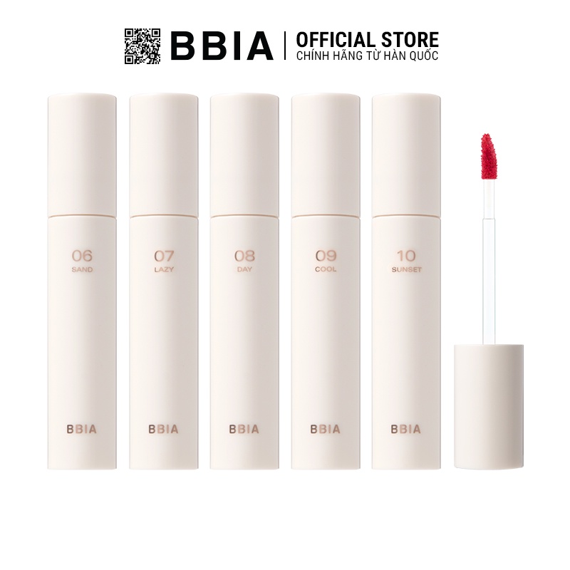 Son tint bóng Bbia Glow Lip Tint - Version 2( 5 màu) 3.2g Bbia Official Store