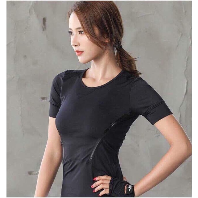 Thanh lý-Áo thun tập gym tay dài nhiều màu dành cho các bạn nữ