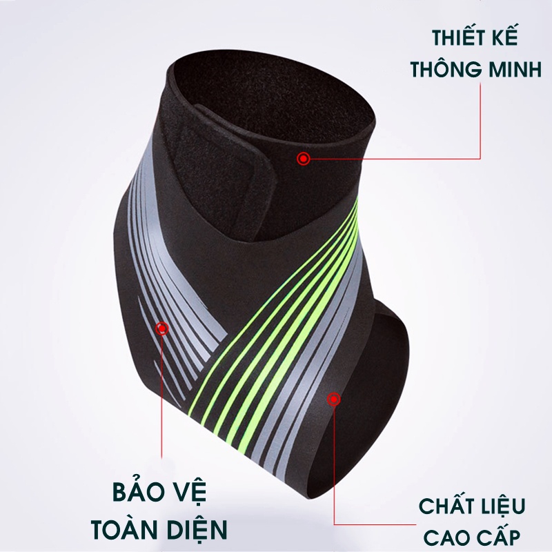 Băng Quấn Cổ Chân BMC/02 Bảo Vệ Mắt Cá Bó Gót Chống Lật Sơ Mi Tránh Lật Cổ Chân Giá Rẻ Chính Hãng Dùng Tập Gym Đá Bóng