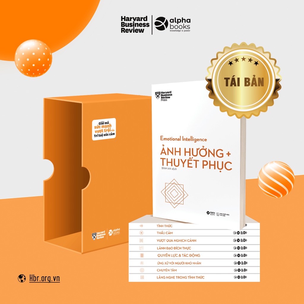 Sách - Boxset HBR Emotional Intelligence - Giải Mã Sức Mạnh Vượt Trội Của Trí Tuệ Xúc Cảm