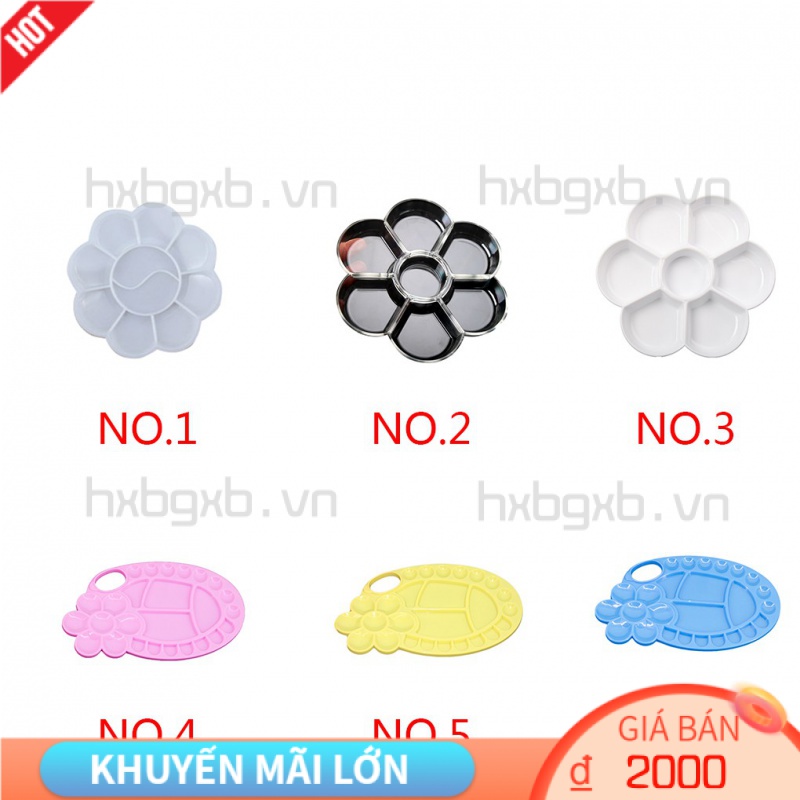 Khay pha màu nước bằng dành cho người lớn và trẻ em