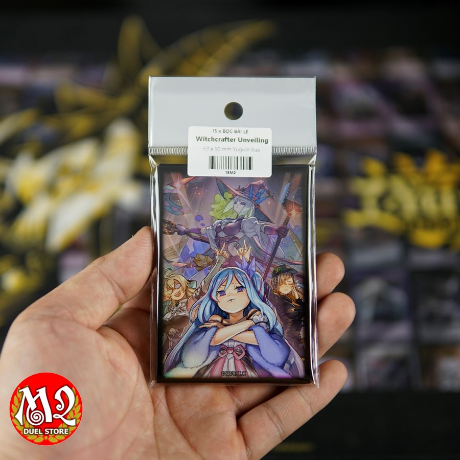 Bọc bài lẻ Yugioh Witchcrafter Unveiling Card Sleeves - Bán lẻ 5, 10, 15 cái - Chính hãng Konami
