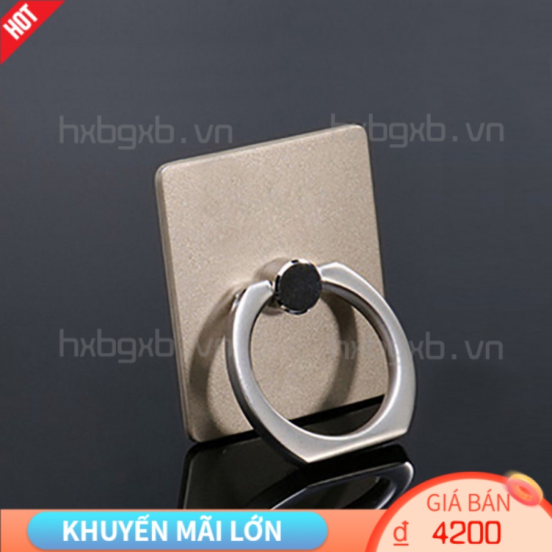 Nhẫn đỡ điện thoại/máy tính bảng bằng kim loại có thể xoay 360 độ tiện dụng