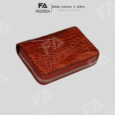 Ví đựng thẻ mini da cá sấu FA DO DA FCW27 nhiều ngăn đựng thẻ