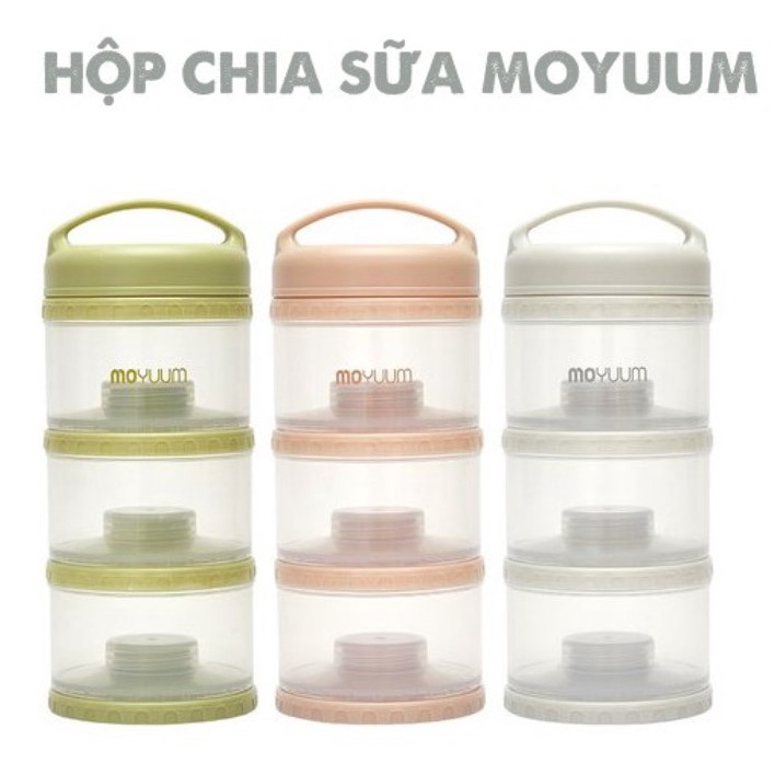 Hộp chia sữa Moyuum Hàn Quốc chính hãng (hộp chia sữa 3 ngăn Moyuum)