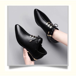 Thanh lý nghỉ bán - Giày boot nữ cá tính màu đen B168