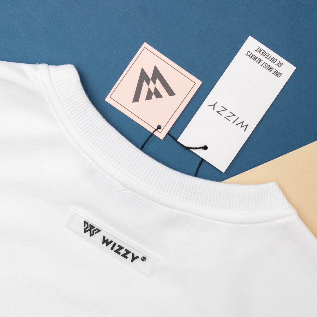 Áo thu đông nam tay dài WIZZY OFFICIAL  chất nỉ Hàn Quốc mịn đẹp cổ tròn dài tay unisex mã STW01