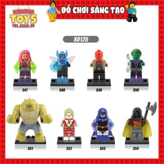 Xếp hình Minifigure DC Comics Nhân vật siêu anh hùng Teen Titans - Đồ chơi lắp ghép sáng tạo - XINH X0126