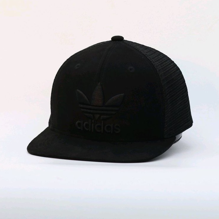 Mũ nón Snapback A DI DAS/JOR DAN chất vải cotton nhung da lộn/lưới xốp Hàn Quốc cao cấp màu đen logo thêu nổi