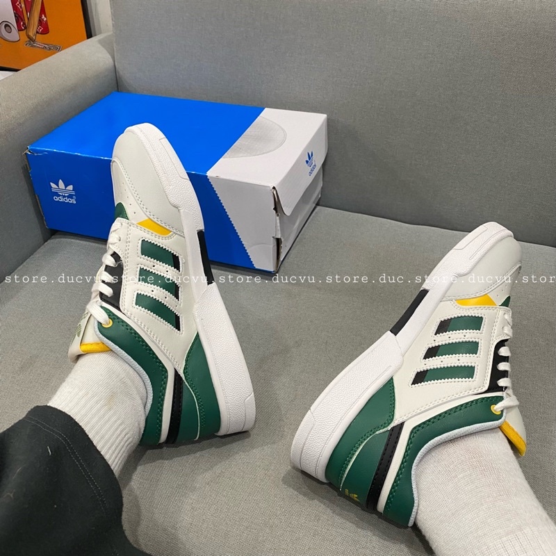 GIÀY ADI.DAS DROP STEP LOW GREEN LAI AU