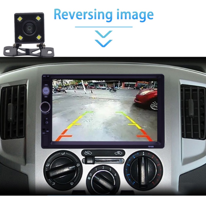 7 inch  Xe MP5 Player Bluetooth Radio Quay lại Camera Phát lại video 7010B 2DIN | BigBuy360 - bigbuy360.vn