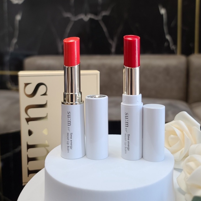 Set Son Dưỡng Su:m37 Time Energy Moist Lip Balm 5.5g
