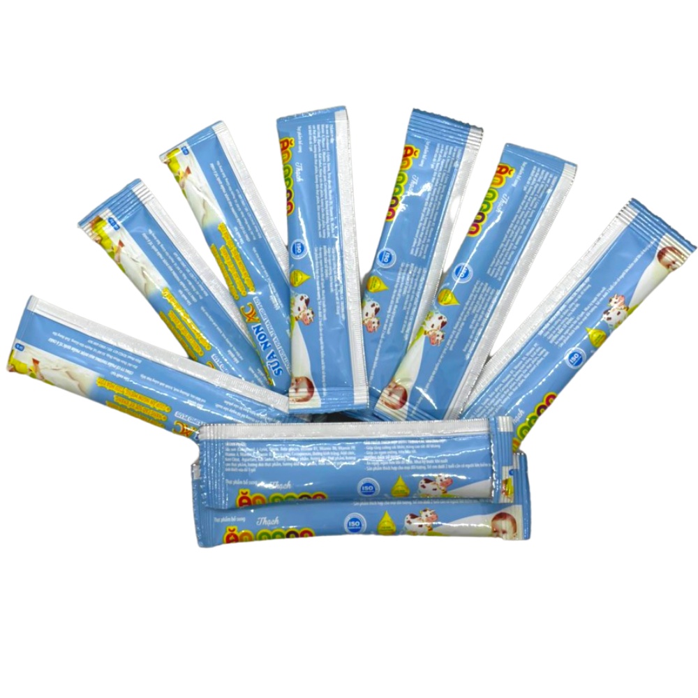 Thạch ăn ngon sữa non cho bé giúp ăn ngon, tiêu hóa tốt tăng cường đề kháng túi 50 gói