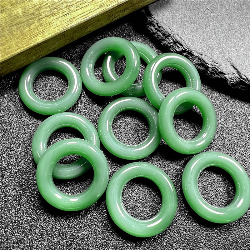 (1 cái)Vòng tròn thủy tinh 24mm, Nguyên liệu làm trang sức cổ trang, Nguyên liệu diy