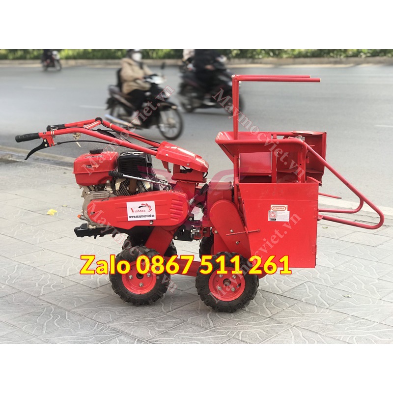 Máy thu hoạch ngô bắp chạy xăng Oshima THB1C