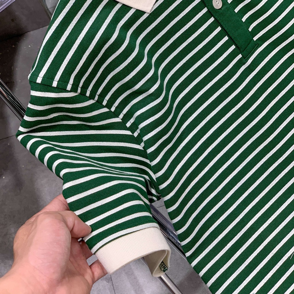 Áo Polo nam phối sọc ngang vải cotton poly nam tính, thanh lịch, sang trọng AOPL25 - BEACON DENIM