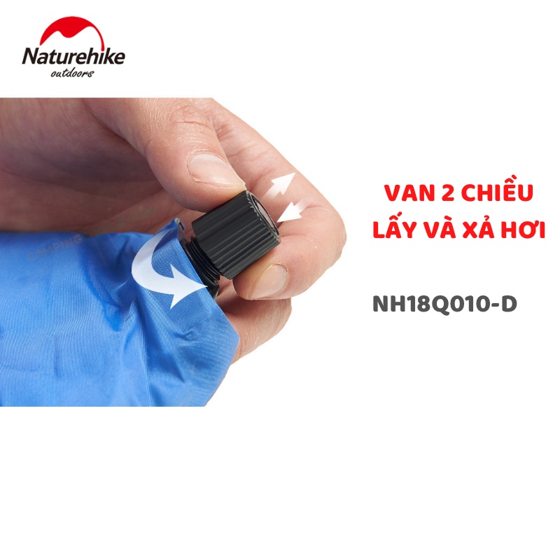 ĐỆM TỰ BƠM DÃ NGOẠI, CẮM TRẠI NATUREHIKE NH18Q010-D