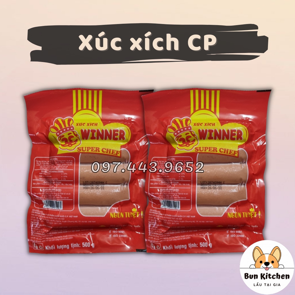Xúc xích CP Winner 500g