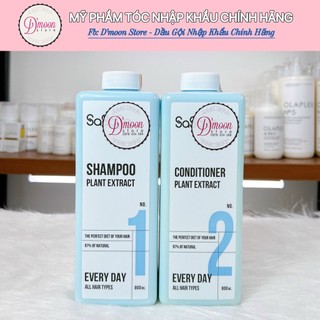 [Chính Hãng] Bộ Dầu Gội Xả Hoàn Hình Sasaba Mẫu Mới 800ml*2