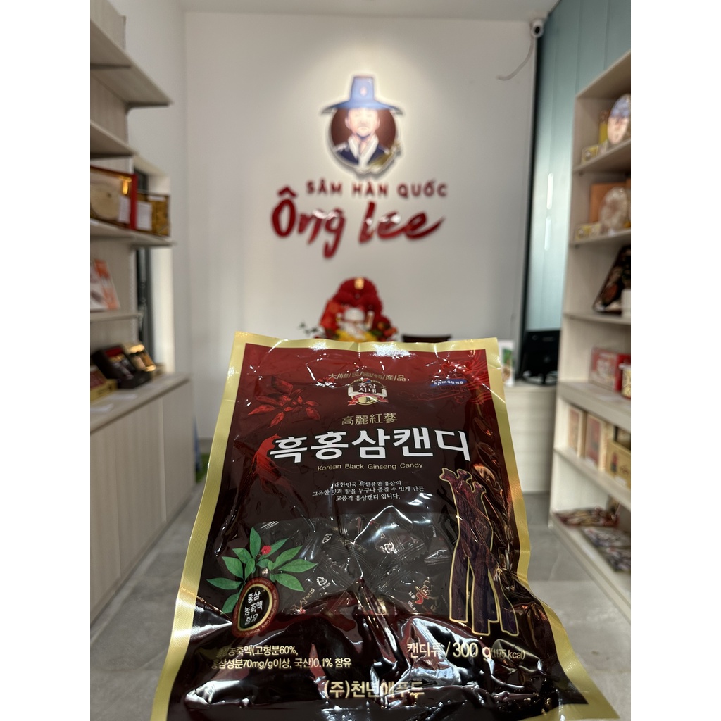 Kẹo hồng sâm Hàn Quốc có đường, không đường 200g 300g 500g